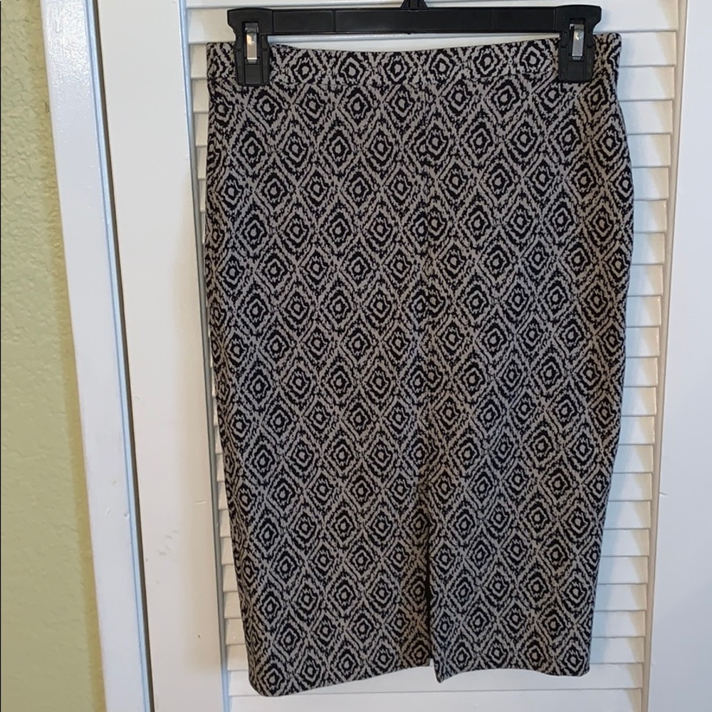 Sam Edelman Patterned Pencil Skirt w/ Slit